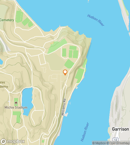 Map of scavenger hunt walking tour for March to Victory: The West Point Hunt