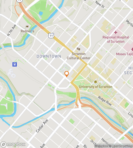 Hartă tur de plimbare cu vânătoare de comori pentru Scranton Shuffle