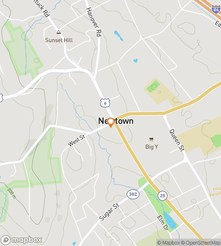 Map of scavenger hunt walking tour for Old, Bold & New-ton It: The Historic Newtown Quest