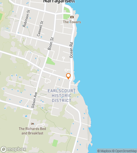 Mappa del tour a piedi con caccia al tesoro per Narra-Gansett & Go&colon; The Seaside Sprint Chase