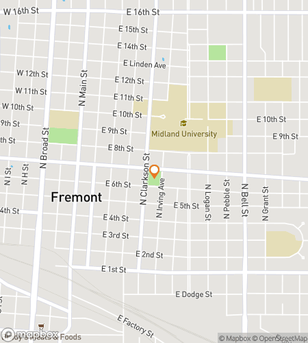 Map of scavenger hunt walking tour for Fremont's Fantastic Downtown Fiasco