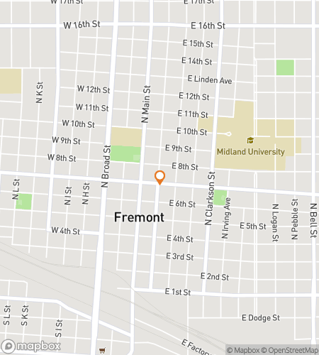 Map of scavenger hunt walking tour for Fremonts Fantastic Downtown Fiasco