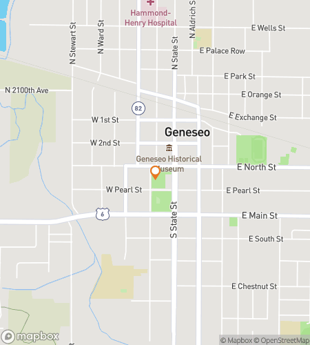 Mapa lovecké procházky pro Geneseo's Giddy Galavant