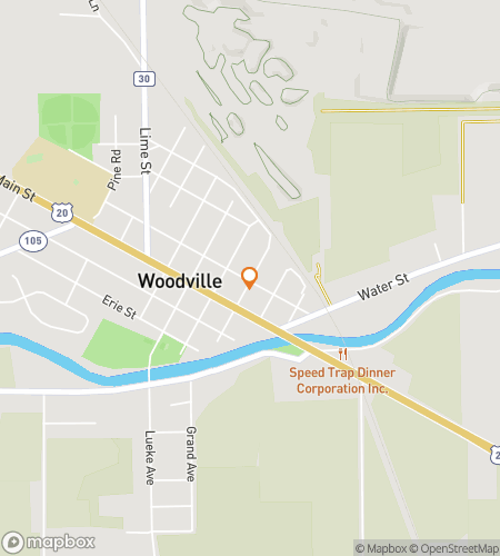 Map of scavenger hunt walking tour for Lime Center Loot Quest