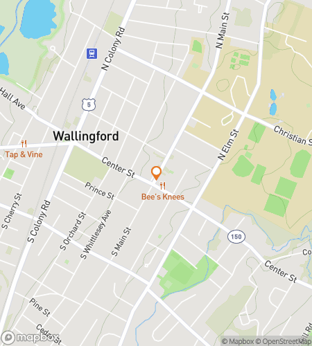 Карта пешеходной квест-охоты для квест-охоты в Уоллингфорде