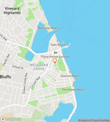 מפת סיור רגלי של ציד המטמון לסיור הברים במארת'ס ויניארד