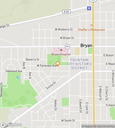 Map of scavenger hunt walking tour for All Rise for Bryan