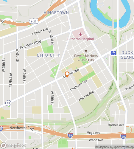 क्लीवलैंड चिल आउट के लिए स्कैवेंजर हंट वॉकिंग टूर का नक्शा