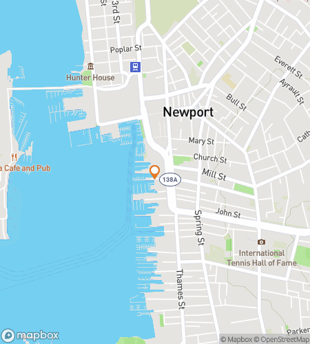 Map of scavenger hunt walking tour for Bowens Warf Scavenger Hunt