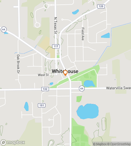 Map of scavenger hunt walking tour for Whitehouse Whimsical Wonders Hunt