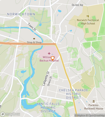 Map of scavenger hunt walking tour for Whispers of Downtown Norwich