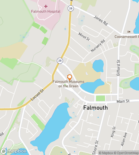 Map of scavenger hunt walking tour for Falmouth Harbor Breezes & Ferry-Day Fun