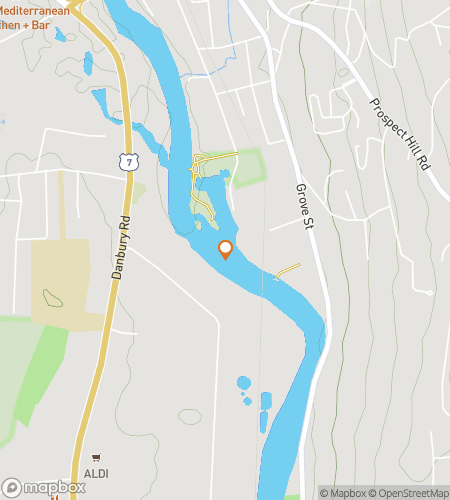 Map of scavenger hunt walking tour for New Milford Scavenger Hunt