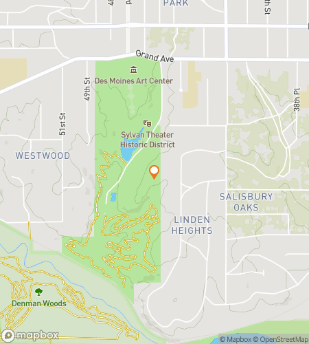 Map of scavenger hunt walking tour for Wood You Believe It? The Greenwood Park Pursuit