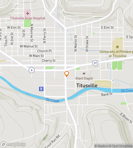 Aarteenmetsästyskierroksen kävelykartan Titusvillen kiehtovaan aarrejahtiin