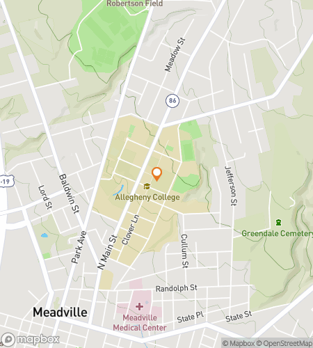 Map of scavenger hunt walking tour for The Great Gator Quest