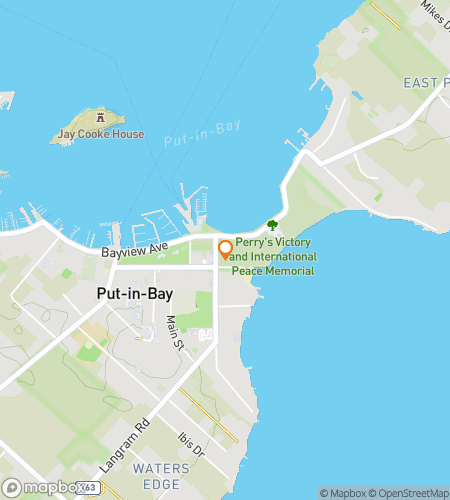 Map of scavenger hunt walking tour for  Put-in-Bay Mind- Blowing Hunt