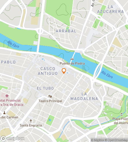 Map of scavenger hunt walking tour for Clue-la-la: Lost Clues of Caesaraugusta