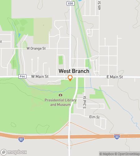 Aarteenmets&auml;styskierroksen k&auml;velykartan kartta West Branch Delightille