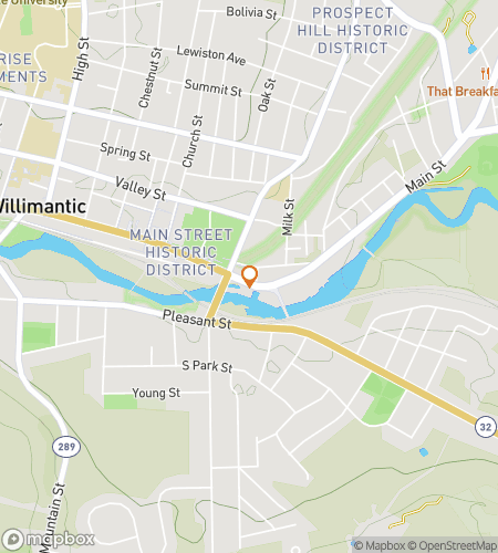Map of scavenger hunt walking tour for Will-I-Mantic or Not? The Thread City Willimantic Hunt