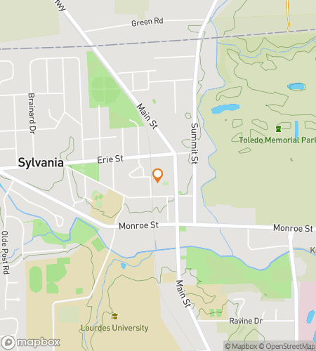 Map of scavenger hunt walking tour for Sylvania‘s Sundial Shenanigans