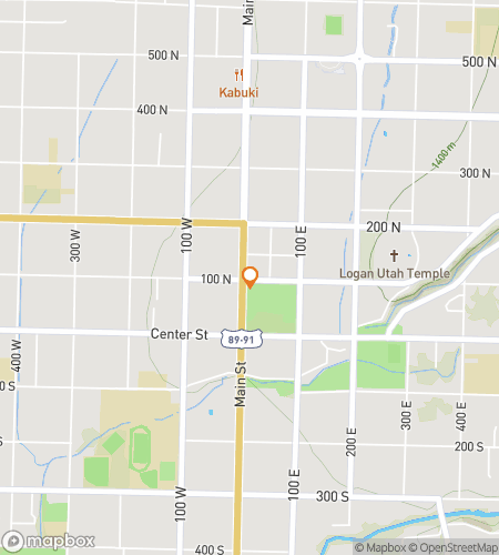 Map of scavenger hunt walking tour for Cache-ing History: Logan’s Landmark Chase