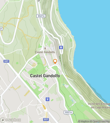 Mapa scavenger hunt procházky pro Šepoty Albánských kopců: Objevování Castel Gandolfo