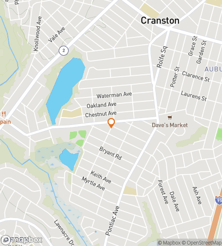 Map of scavenger hunt walking tour for Cranston the Spotlight: The Must-See Cranston Hunt