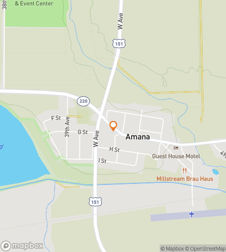 Map of scavenger hunt walking tour for Communal Clues & Cozy Corners