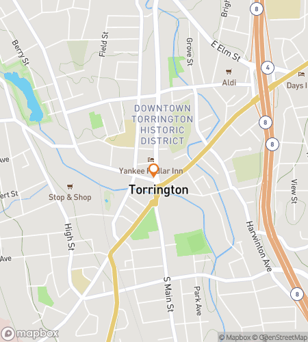 Mapa gry terenowej "Torrington Creative Corridors & Civic Curiosities"