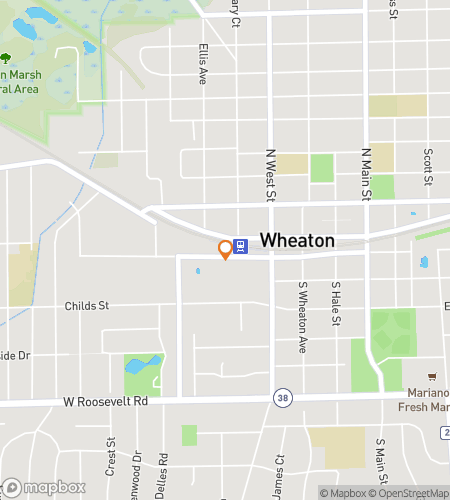 מפת סיור הליכה של סיור חיפושים עבור סיור ברים בויטאון&comma; אילינוי