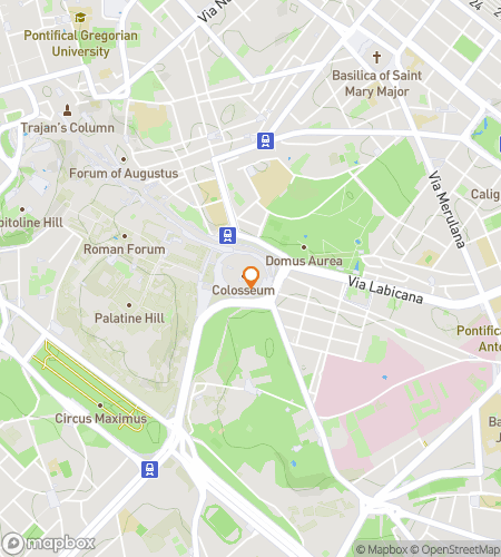 Aarteenmetsästyskierroksen kartta Rooman ääniseikkailulle