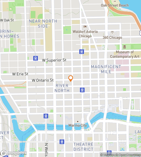 Карта пешеходной экскурсии-квеста «Призраки реки Чикаго»