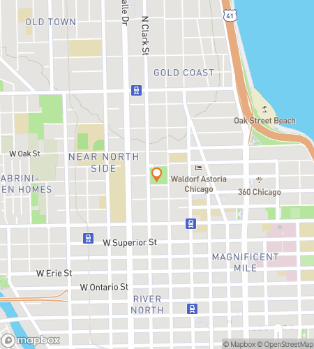 Map of scavenger hunt walking tour for The Velvet & Vintage Quest: A Chicago Scavenger Hunt