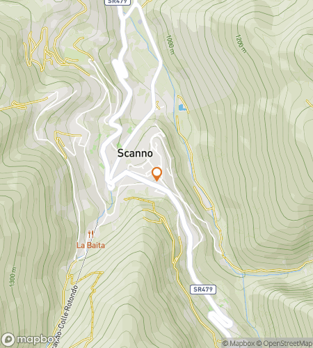 Map of scavenger hunt walking tour for Heart of the Lake & Stone Lanes: The Scanno Quest