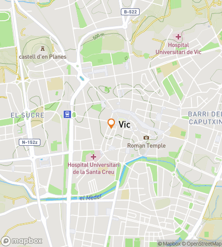 Map of scavenger hunt walking tour for A Victorious Venture: The Vic Mystery Chase