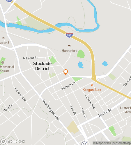 Mapa pieszej wycieczki z poszukiwaniem skarbów dla Kingston's Kooky Quest