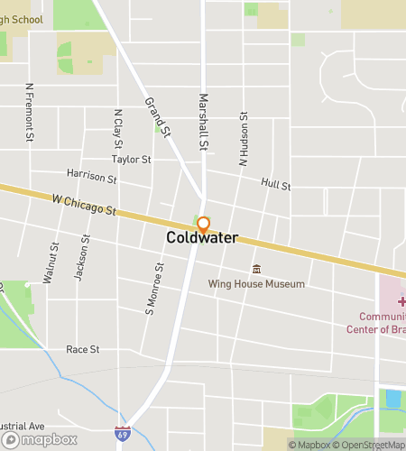 Hartă tur de vânătoare de comori pentru Coldwater Caper Quest