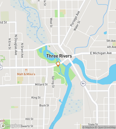 Map of scavenger hunt walking tour for Three Rivers Riddle Romp