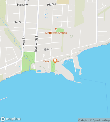 Map of scavenger hunt walking tour for The Great Kingsville Wing-Ding