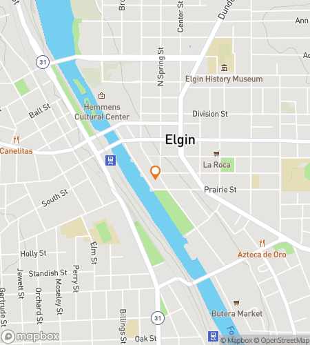 מפה של סיור הליכה לבר קראול באלגין