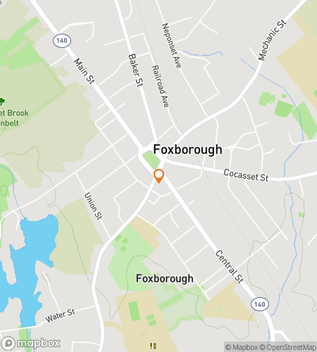 Harta turului pietonal cu vânătoare de comori pentru "Hometown Foxy Funquest"