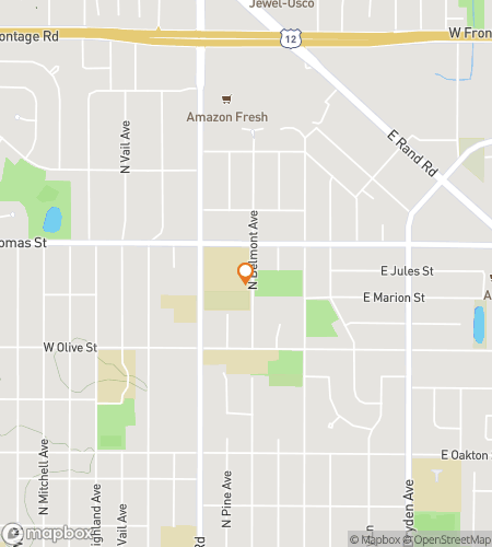 Map of scavenger hunt walking tour for Height of the Hunt! The Classic Arlington Heights Chase