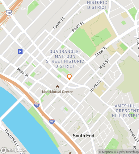 Hartă a turului pietonal cu vânătoare de comori pentru Spirit of Adventure în Springfield