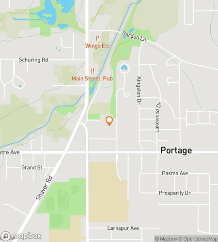 Mapa spaceru z poszukiwaniem skarb&oacute;w&colon; &bdquo;&Sacute;cigaj Miasto&colon; Po&sacute;cig za Portage&rdquo;