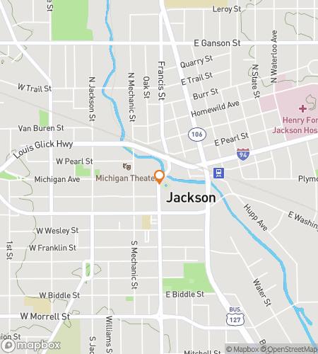 Map of scavenger hunt walking tour for Jackson‘s Jovial Jaunt