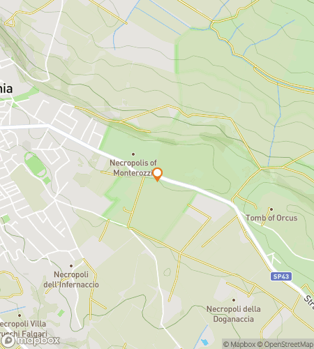 แผนที่ทัวร์เดินสแกวenger Hunt สำหรับกำแพงโบราณ เงื่อนงำที่ซ่อนเร้น: การล่าค่าหัวที่ Tarquinia