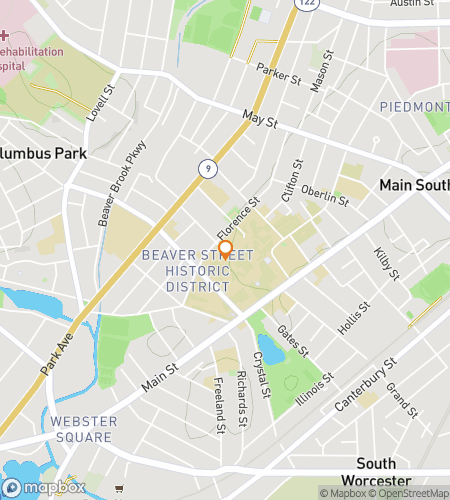 خريطة جولة المشي للبحث عن الكنز في جامعة كلارك