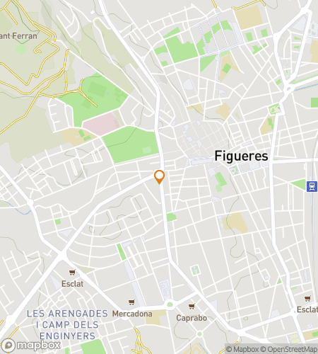 Map of scavenger hunt walking tour for Dalí Domes & Daydreams Quest