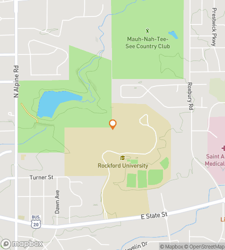 Χάρτης περιήγησης με κυνήγι θησαυρού για το Rock Solid Quest: The Rockford University Hunt